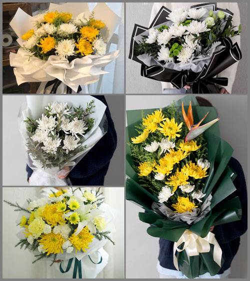 湖南永州祁阳县梅溪镇华兴村白事花束代送